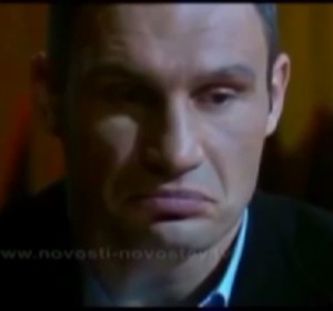 Create meme: memes Klitschko, Vitali Klitschko, Klitschko stupid