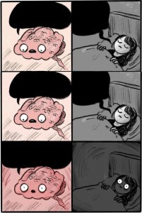 Create meme: meme about the brain and sleep, brain at night meme, dream memes