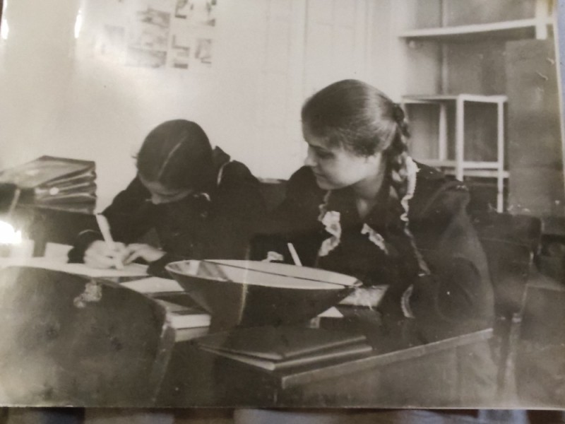 Create meme: the school during the Great Patriotic War 1941-1945, soviet schoolchildren, The Soviet school of 1950