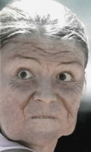 Create meme: elderly, old, funny face
