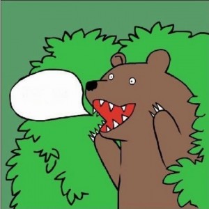 Create meme: meme bear in the bushes, bear out of the bushes, meme bear whore