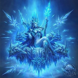 Create meme: ice Queen, ice fantasy, the snow queen