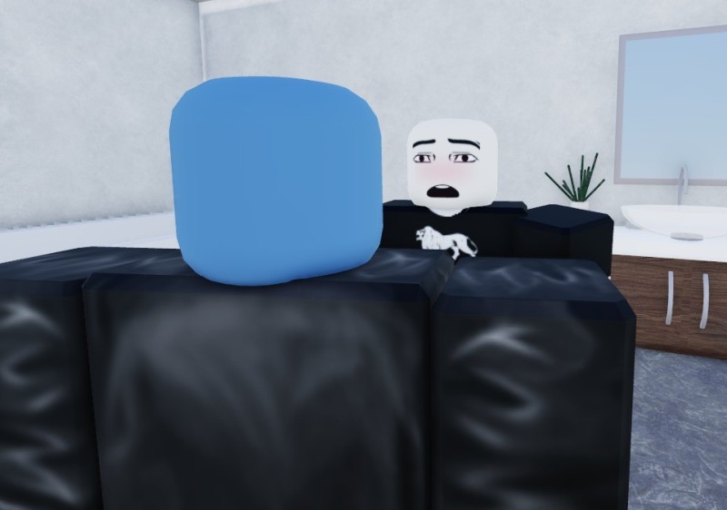 Create meme: the get, roblox chill, roblox head