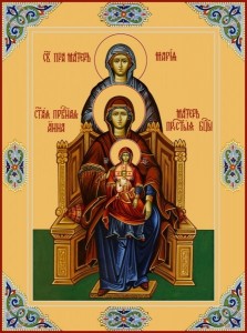 Create meme: the enthroned mother of God, the mother of God on the throne, the icon of motherhood