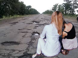 Create meme: bad roads , roads in Russia, road 