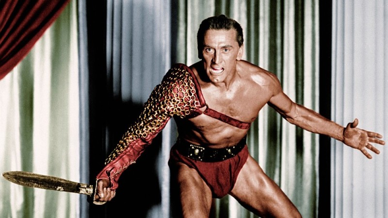 Create meme: kirk Douglas, Kirk Douglas Spartacus, Kirk Douglas as a young man