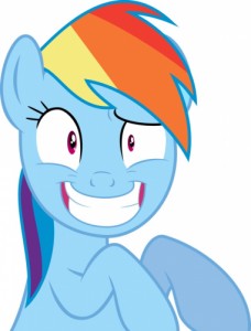 Create meme: pony, rainbow, pony rainbow dash