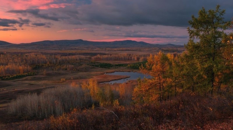 Создать мем: пейзажи урала, природа южного урала, озеро ворожеич