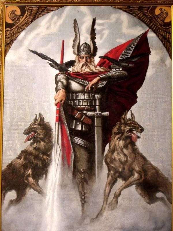 Create meme: the Scandinavian gods, konstantin vasiliev votan, viking mythology