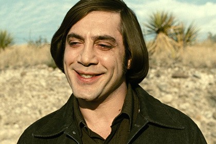 Create meme: javier bardem chigurh, old people don't belong here 2007, Javier Bardem Anton chigur