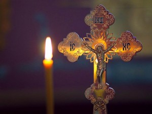 Create meme: Christianity, candle and cross, Radonitsa the commemoration of the dead 2019