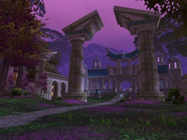 Create meme: night elves warcraft darnassus, Darnassus is a city of warcraft, darnassus