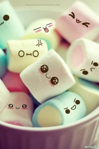 Create meme: marshmallows, cute marshmallows