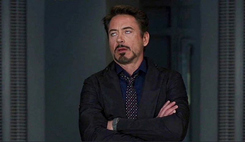 Create meme: Tony stark rolls his eyes, Robert Downey Jr. meme , Robert Downey Jr. rolled his eyes