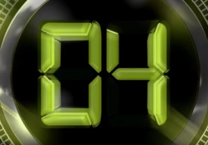 Create meme: intro, countdown number 4, the numbers countdown on a green background
