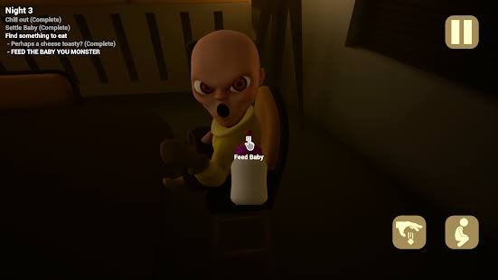 Create meme: baby yellow game, The baby in Yellow is a horror game, The baby in yellow 3 game