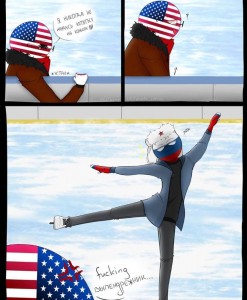 Создать мем: кантри хуманс россия и америка шип 18, шип россия и америка, кантрихуманс комиксы америка