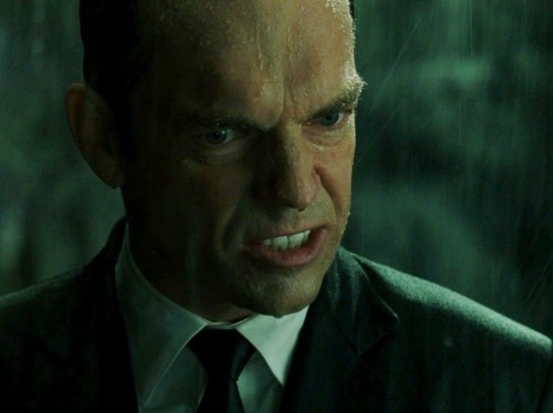 Create meme: the matrix agent Smith, Mr Smith matrix, Hugo weaving matrix