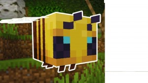 Create meme: minecraft appear, photo of bees from minecraft, the hive minecraft 1.15
