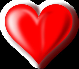 Create meme: heart shape, heart clipart, red heart