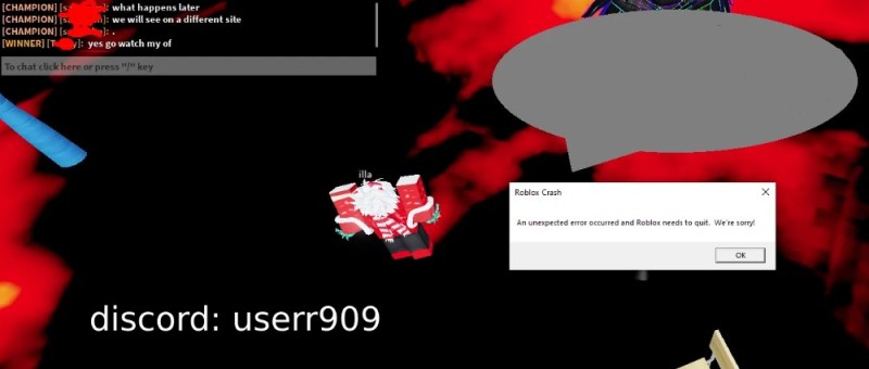 Создать мем: ошибка при запуске роблокса, ошибка роблокс an unexpected error occurred and roblox needs to quit, roblox error