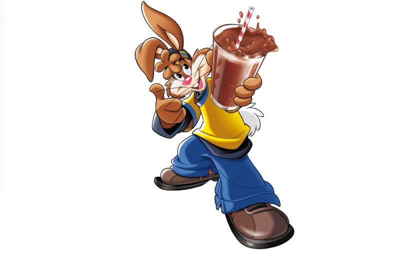 Создать мем: кролик квики несквик, nesquik персонаж, nesquik квики