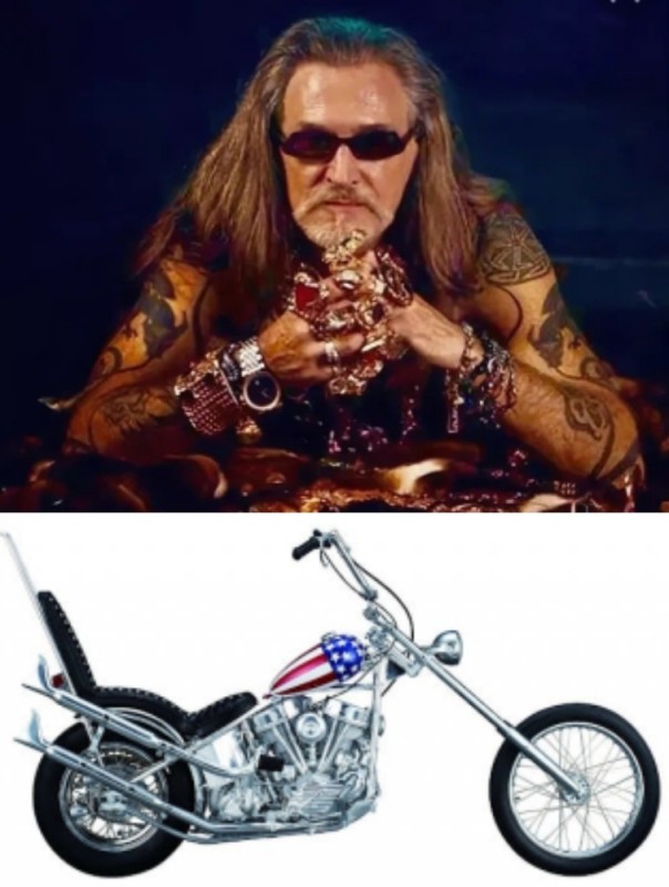 Создать мем: джигурда кольца, мотоцикл harley davidson chopper, харлей дэвидсон - чоппер райдер