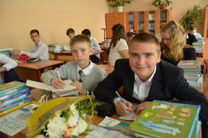 Create meme: teacher of the year Uglegorsk, students, school