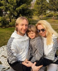 Create meme: the son of Plushenko, family Plushenko, Evgeni Plushenko