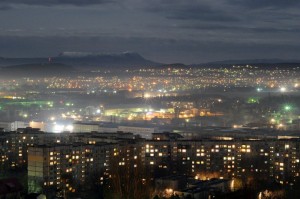 Создать мем: миасс фотографии города, ночной миасс, комсомольск на амуре ночью