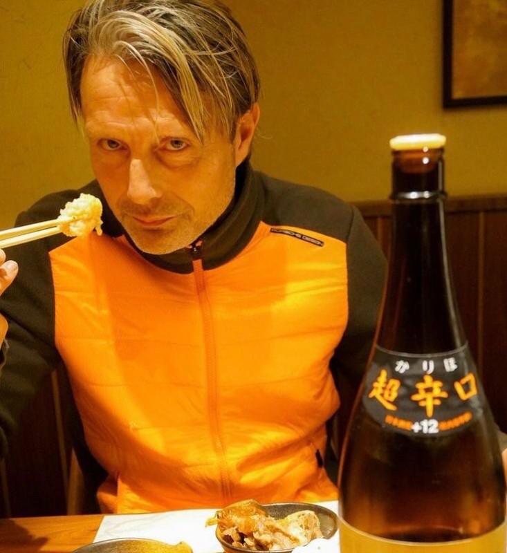 Create meme: Mads Mikkelsen, photos of friends, Kojima and Mads Mikkelsen