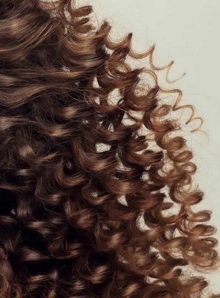 Create meme: bio-curling angel curls, perming of hair, perm for long hair