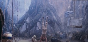 Создать мем: дагоба, star wars dagobah, используй силу люк