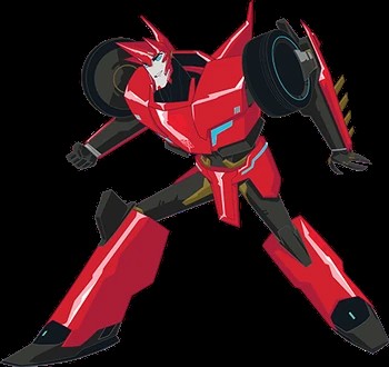 Create meme: Transformers Undercover Windblade, Sideswipe Transformer robots undercover, Windblade Transformers robots undercover