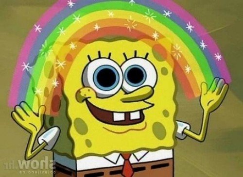 Imagination Rainbow Spongebob Spongebob Squarepants Snoopy