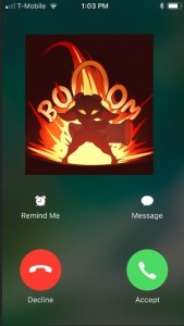 Create meme: incoming call