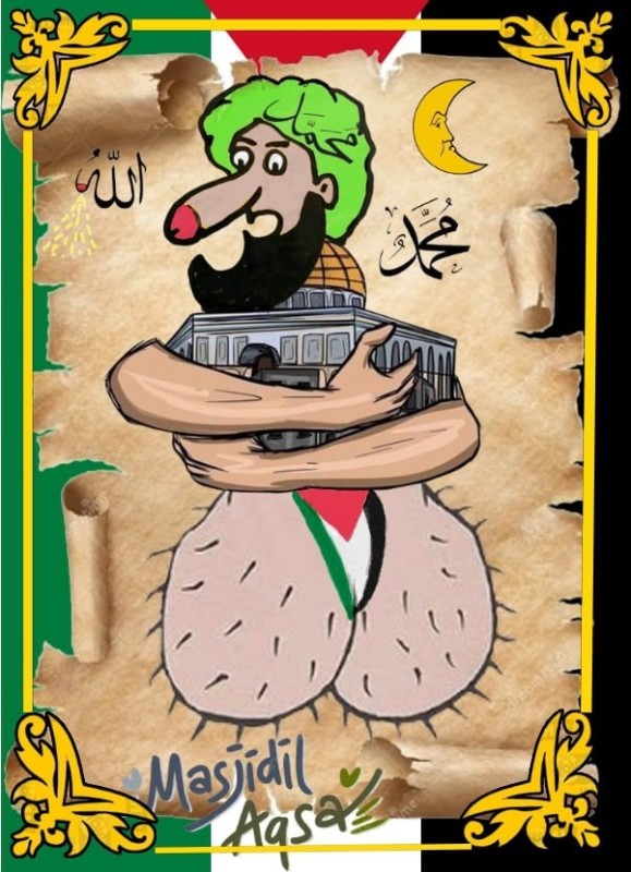 Create meme: Arab caricature, caricature of iran, Khoja Nasreddin Afandi