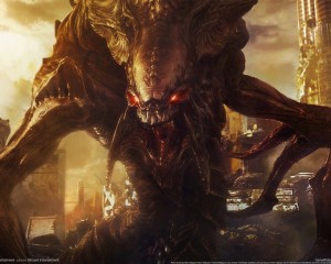 Create meme: StarCraft 2 monsters, top monsters, StarCraft 2 Wallpaper