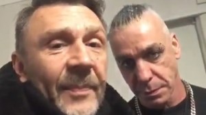 Create meme: Sergey Shnurov, till Lindemann photo, the cord and the singer from rammstein