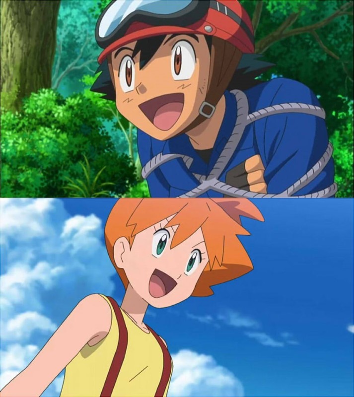 Create meme: pokemon ash, ash Ketchum , pokemon misty