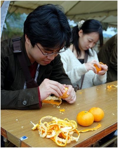 Create meme: the record for eating tangerines, Mandarin , orange 