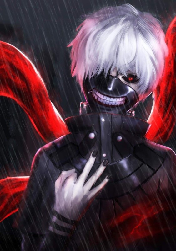 Создать мем: kaneki ken, кен канеки арт, токийский гуль