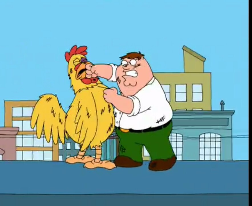 peter griffin vs pollo