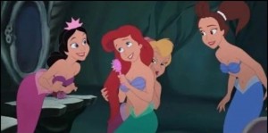 Create meme: The little mermaid story, Ariel, cartoon the little mermaid sisters Ariel, sisters little mermaid Ariel the akvat