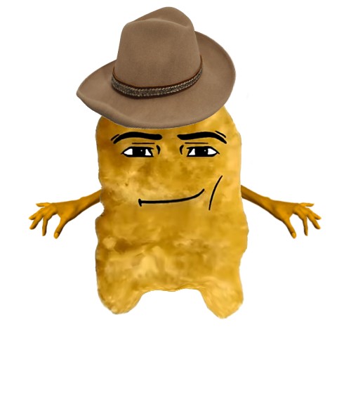 Create meme: nuggets with a face meme, nuggets roblox face, nuggets from the meme