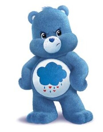 Create meme: care bears toys, bears of the bear bear, Grumpy bear toy