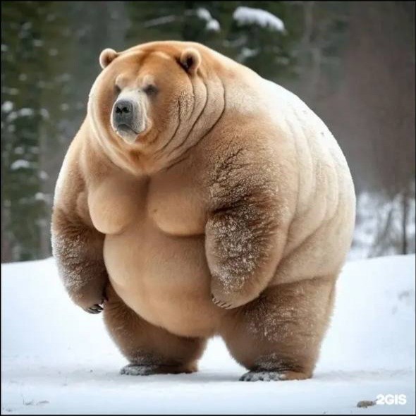 Создать мем: толстые звери, жирный медведь, самый толстый медведь