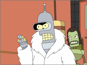 Create meme: with blackjack and hookers meme, Bender meme, bender blackjack and hookers