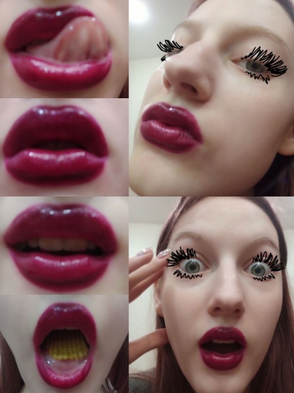 Create meme: lip makeup, perfect makeup, makeup 