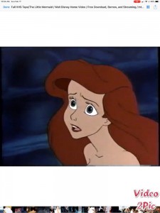 Создать мем: рапунцель и ариэль гифки, гендеризация ариэль, the little mermaid